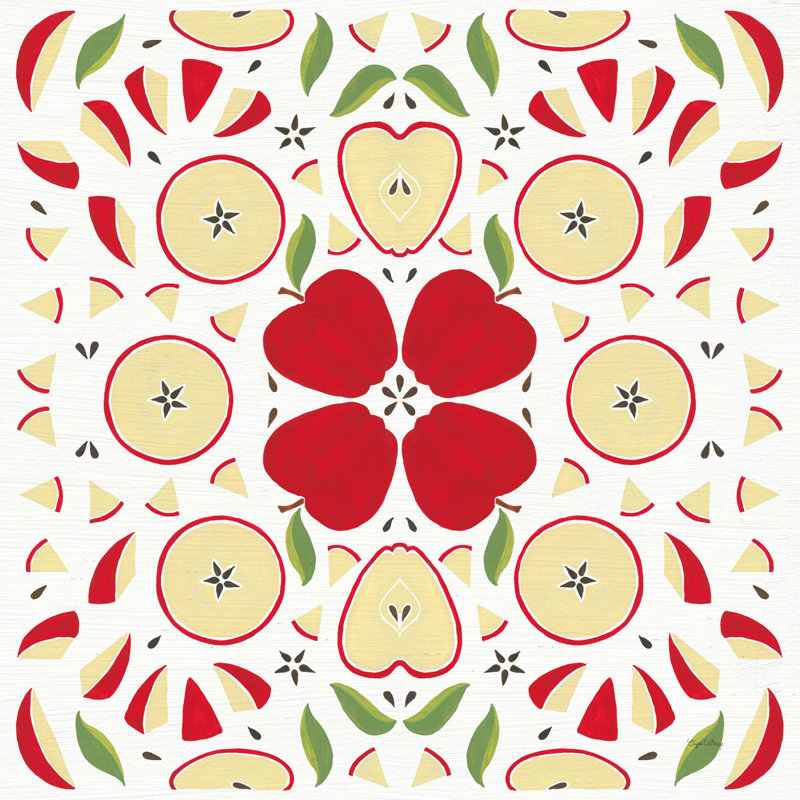 Pomme rétro Otomi, H 20 po x l 20 po