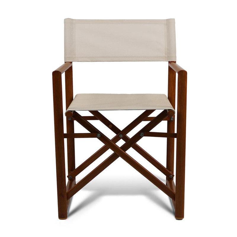 Fauteuil pliant Campaign, Teck / sable