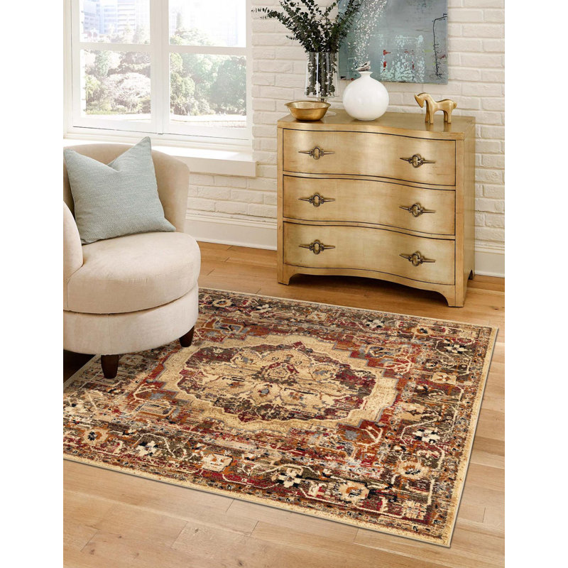 Alameda Abstract Indoor Rug, Square 5'3"