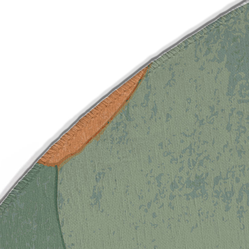 Autumn Cascade Indoor And Outdoor Area Rug, Round 5'
