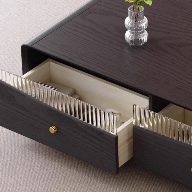 Combinaison simple de table basse et de meuble télé