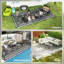 Tapis d'extérieur pour le patio pour la décoration, tapis de camping extérieur portable, tapis réversible, pour porche de cour arrière, pique-nique