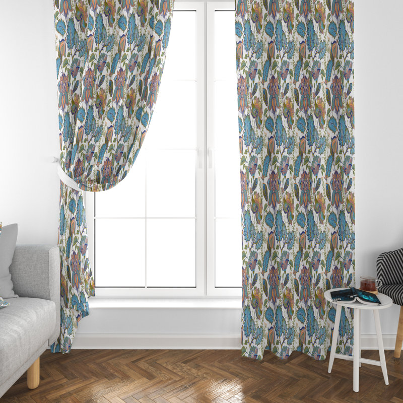 Rideau en polyester Aliki, L 40 po x L 52 po