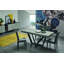 Karlin Extendable Metal Base Dining Table-423892603-423892593-407097657