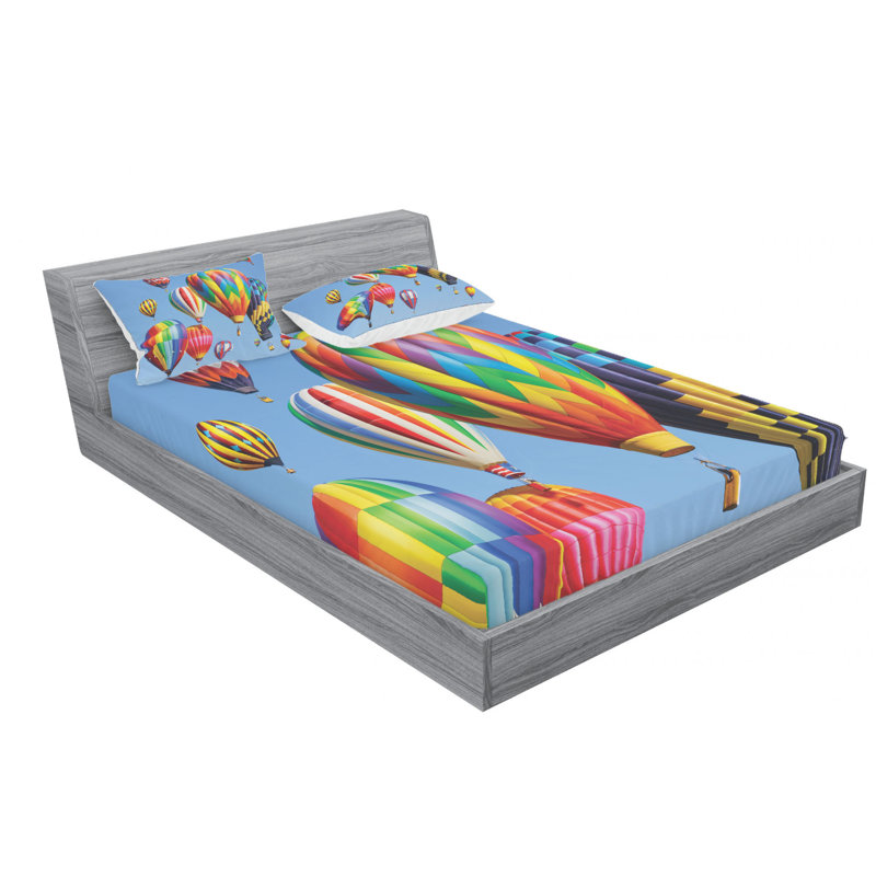 Microfiber Sheet Set, Full Sheet Set with Fitted Sheet