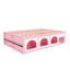 Grands lits en bois peu encombrants avec rangement, design moderne rose et blanc