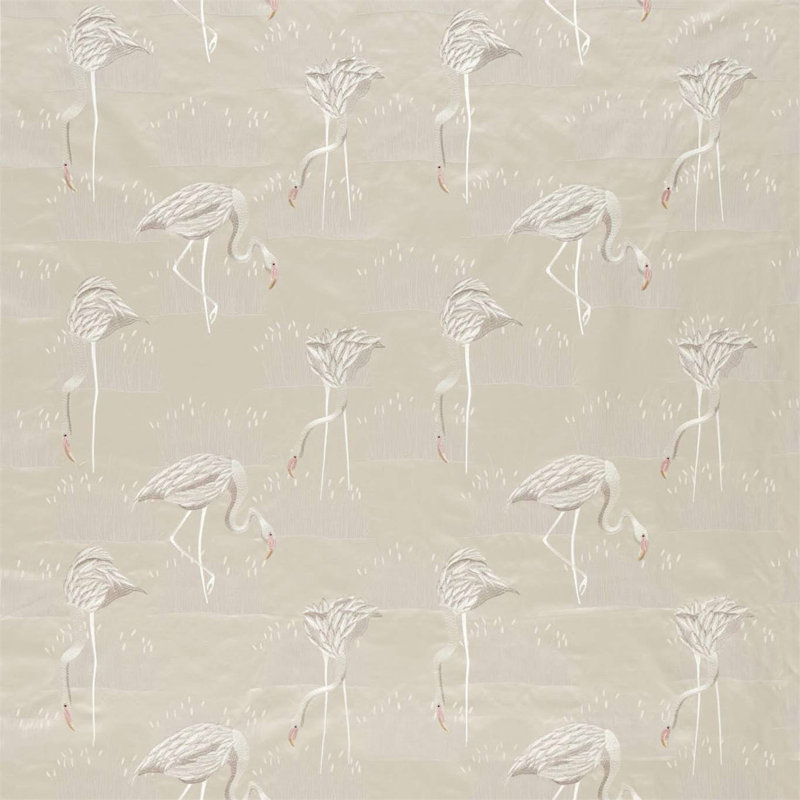 Salinas Fabric, Linen/Silver