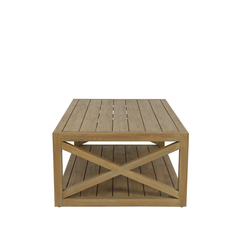 Coastal Teak Outdoor Coffee Table