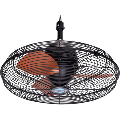 Ventilateur de plafond à fixation extérieure Tornado, télécommande de ventilateur de plafond résistante à l'eau IPX4 incluse