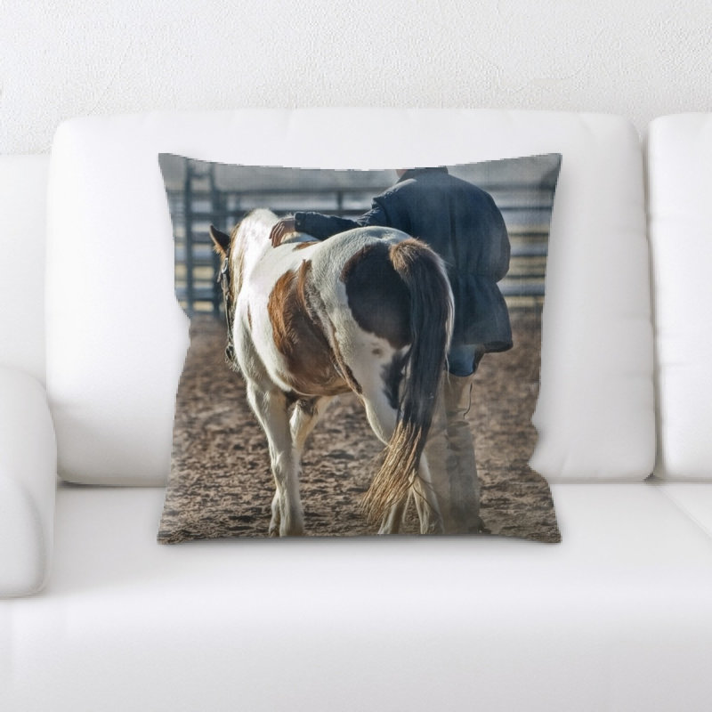 Microsuede Throw Pillow