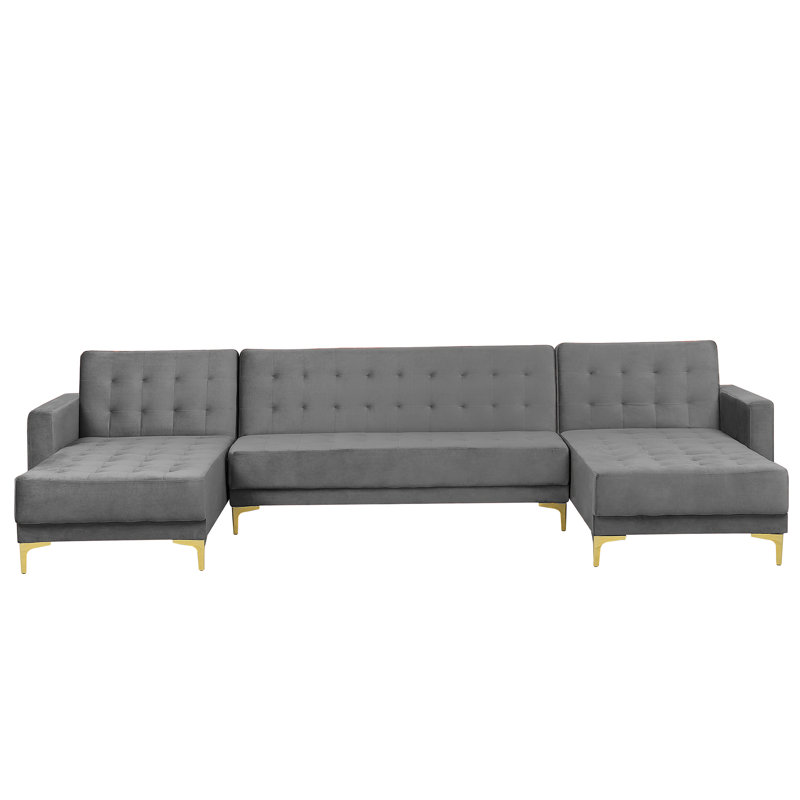 Dublin 5 Seater Velvet Sofa Bed