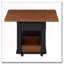 Table basse avec plateau pliable et roulettes-124498943