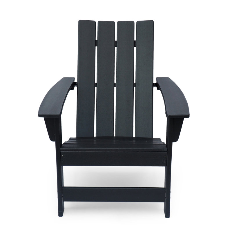 CHAISE ADIRONDack de style transitionnel, Noir