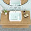 Stufurhome 15'' White Ceramic Rectangular Bathroom Sink