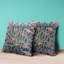Coussin décoratif à motif floral 16 po x 16 po-101534340