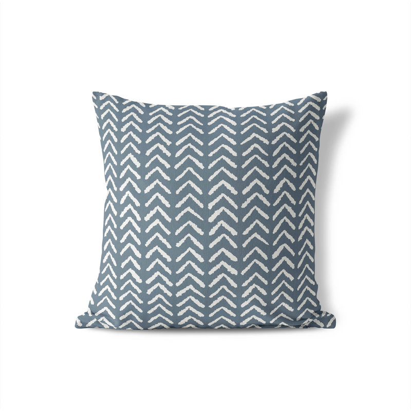 Coussin Tribe Way, Bleu, H 20 po x l 20 po