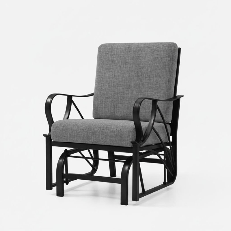 Outdoor Lounge Chair, Gray, Grey