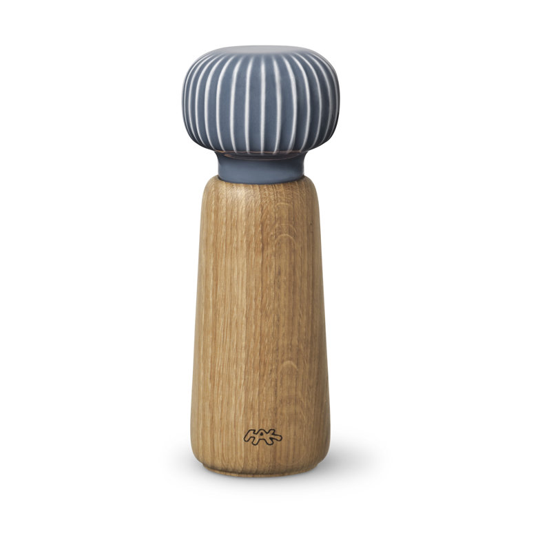 Hammershøi Salt & Pepper Mill, Anthracite Gray, 7.3" H x 2.6" W x 2.6" D