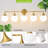 Romale Dimmable Bathroom Vanity Light with 5.9in Milk Opal Glass Globe Shade-481634254-524864242