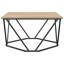 Coffee Table Engineered Wood and Steel Modern Low Living Room Square-134459671