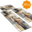 Tapis de cuisine 20 po x 32 po + 20 po x 48 po + 20 po x 59 po Tapis de cuisine à motif abstrait antidérapant 3 pièces