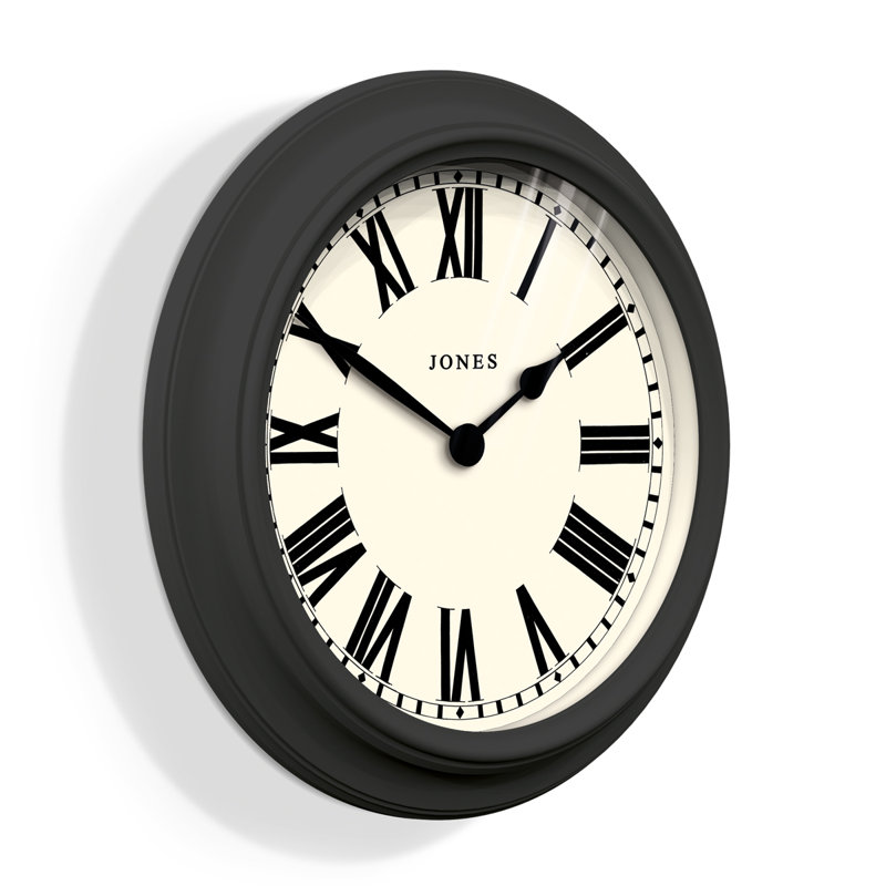 Opera Acrylic Wall Clock, Dark Grey