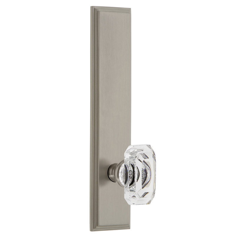 Grand porte-gobelet Grandeur Carré, Nickel satiné