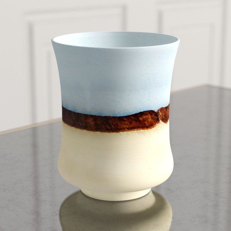 Carmel By The Sea Ceramic Table Vase, 7.75" H x 6.25" W x 6.25" D
