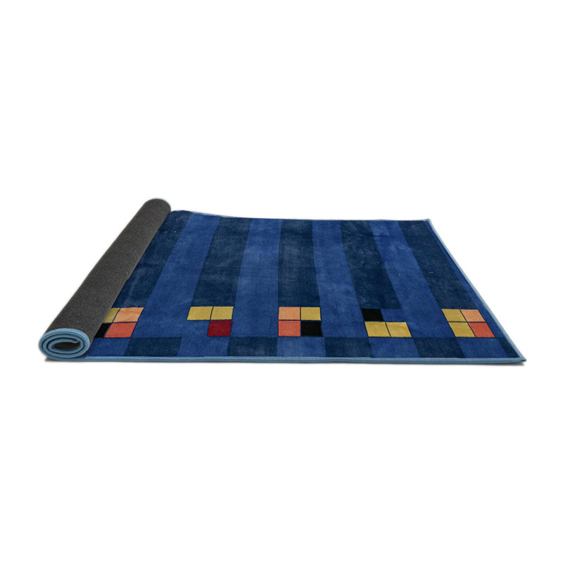 Nikia Abstract Indoor Rug, Round 7'