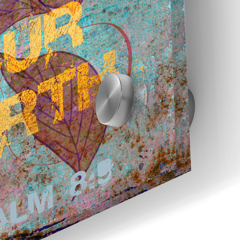  «Earth Psalm 2» par Art Licensing Studio, art mural en verre acrylique, 36 po x 12 po, H 12 po x l 36 po