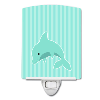 Dolphin Ceramic Night Light