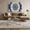 «Thanksgiving Contemporary gratitude mandalas», art mural sur toile beige