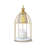 Candle Warmer Lamp, Auto Shut Off And Brightness Heat Level Control With Timer And Dimmable Switch, Top-Down Candle Melting With Marble Base And 2 Bulbs(Gold)