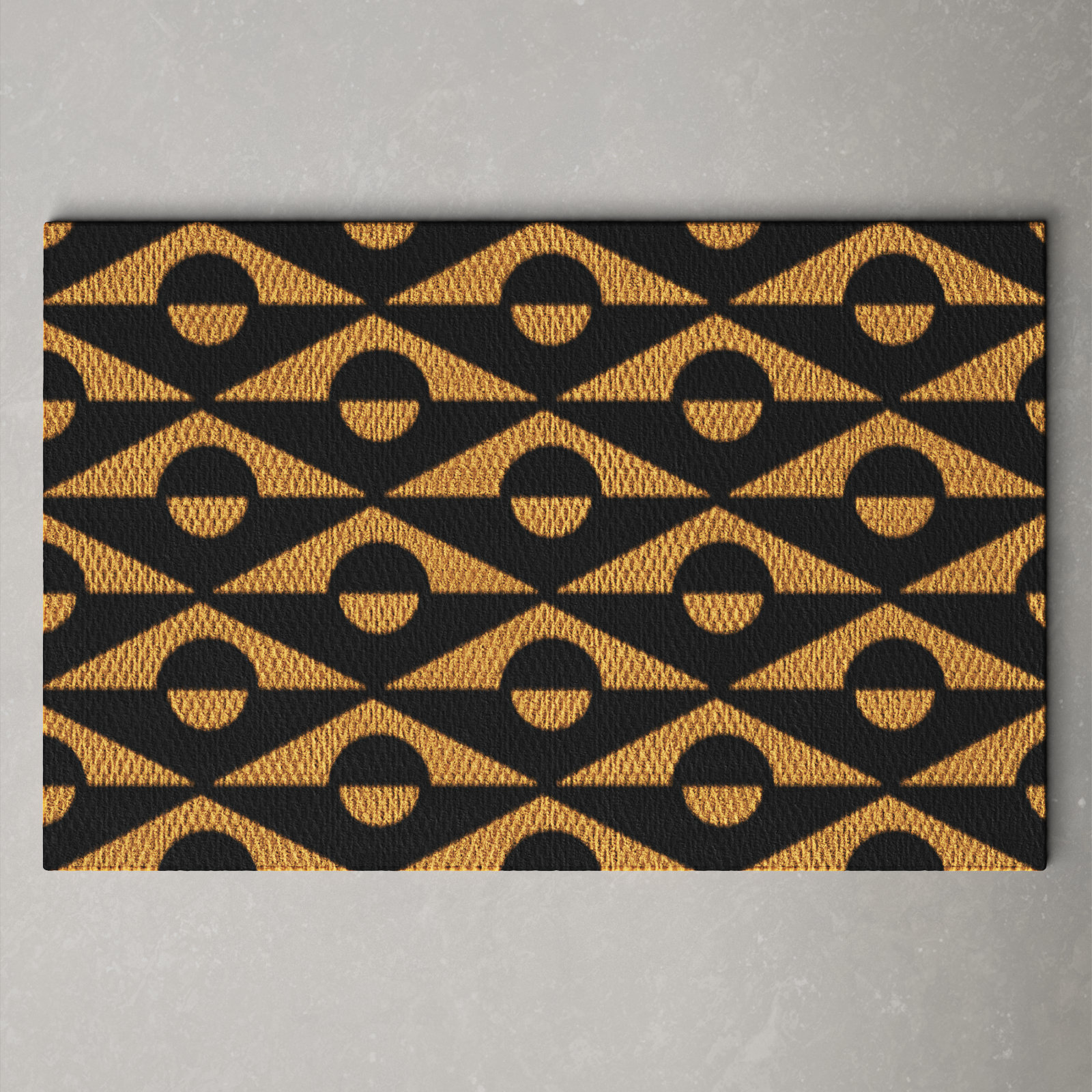 Neighburly Non-Slip Geometric Doormat