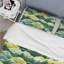 Ensemble de housse de couette vert et jaune à motif de forêt-716934650
