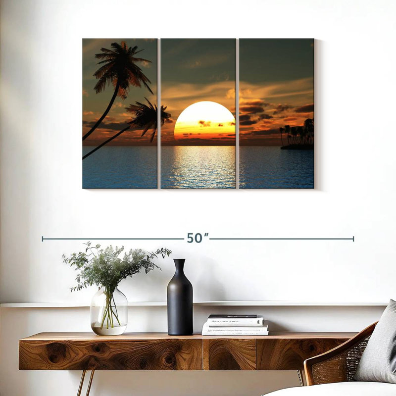 Gillard Ocean Palms Sundown, 24" H x 38" W