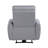 Jeromie Gray Synthetic Leather Power Motion Recliner W/USB Port