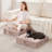 Poly Chenille Square Floor Pillow Cushion-24x24"-1199155366