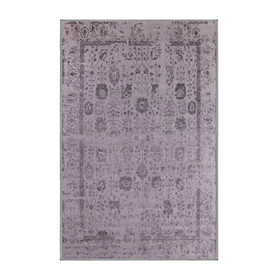 Tapis oriental gris / mauve