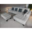 Canapé modulaire en microfibre avec repose-pieds Pritesh-1540828720-1540828726