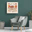 Art mural sur toile foncé, Laura-101101882-101101881