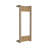 Wall Towel Rack With Shelf And Hanging Bar, Natural Oak
