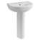 American Standard Evolution 17.5'' Vitreous China U-Shaped Bathroom Sink with Overflow