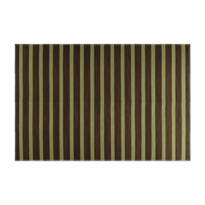 Tapis intérieur / extérieur brun HorizontalStripes