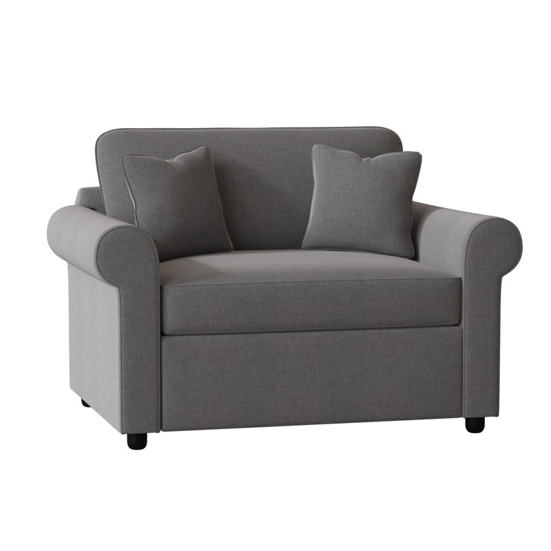 Warrington Upholstered Accent Chair, Cast Slate Sunbrella® Plainweave