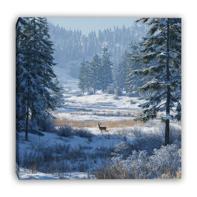 Art sur toile tendue bleu doux