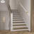 2Pcs Stair Banister Acrylic Handrail