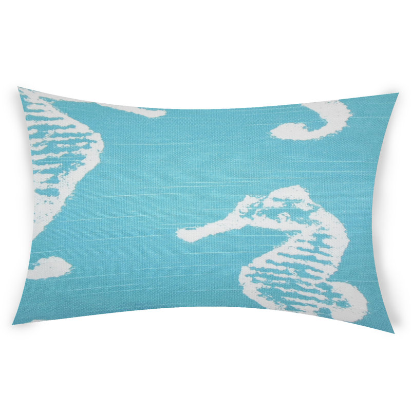  Housse et insert rectangulaires en coton, Bleu pâle, 14 po x 36 po