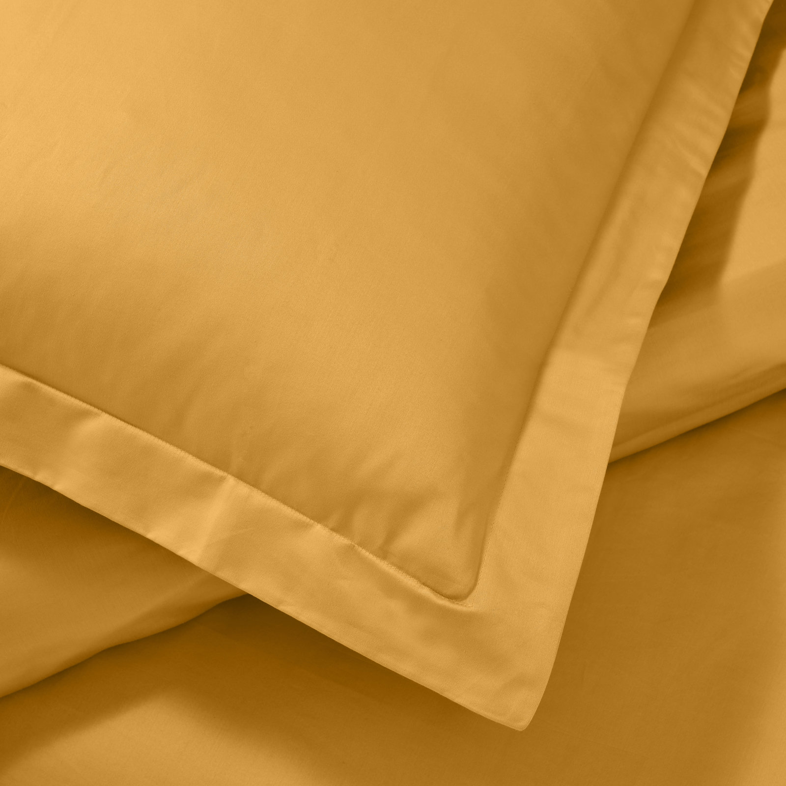 Mellark Cotton Sheets, Full/Queen Duvet Cover + 2 Standard Shams, Dijon