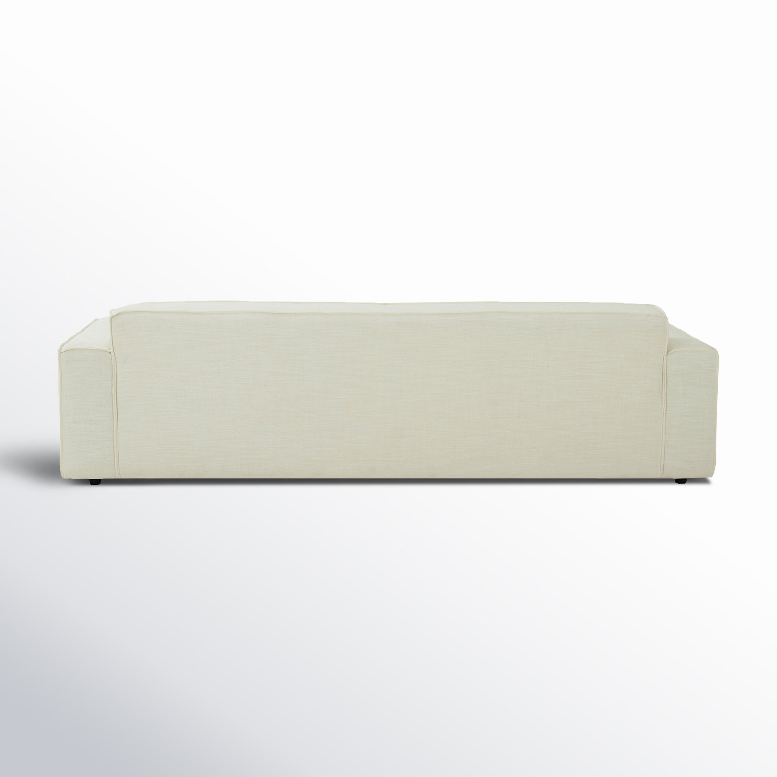 Amada 97" Upholstered Sofa, Cream Linen